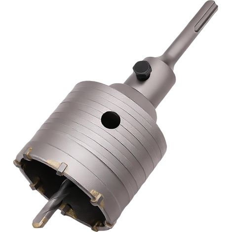 Scie Cloche à Béton 68 mm avec Adaptateur SDS, Trépan Béton, Carotteuse Foret à Brique pour Percer Murs en Brique, Béton, Argile et Mousse, Outil Durable et Efficace pour Maçonnerie (68mm) (1/5)