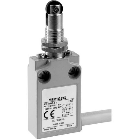 Panasonic MEM1G22ZD interruptor metálico IP67 24 V 5 A