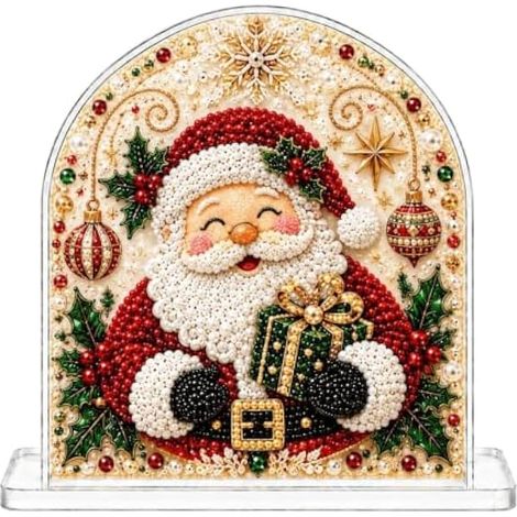 Cache-Boîte À Mouchoirs Étui Kit DIY Créatif Noël Peinture Aux Perles (1/5)