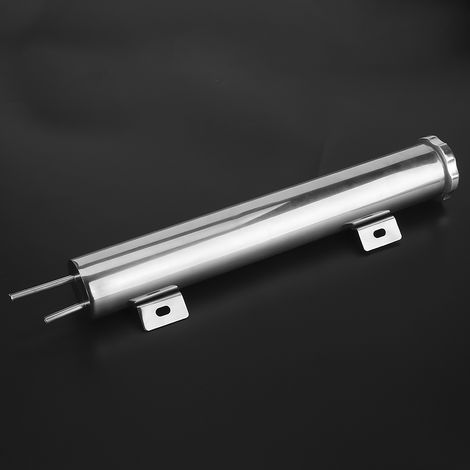 Réservoir de récupération de liquide de refroidissement de radiateur 13 x 2 pouces en acier inoxydable, pièces automobiles universelles (1/5)