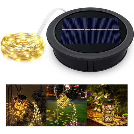 10.5cm Lampe Solaire de Rechange avec Guirlande Lumineuse, 4.13 inch, 3.7V 1200mAh, IP44 Rechange LED Remplacement Grand pour Lanterne Solaire Jardin Extérieur, Blanc Chaud, 1PC (1/5)