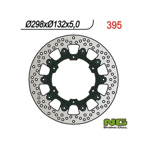 Disco de freno delantero NG Yamaha XVZ 1300/XV1600A Wildstar Flotante