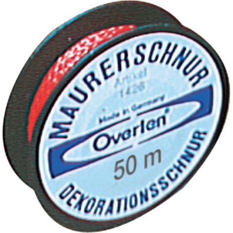 Corda per piastrellista 50m 10kg rosso OVERMANN (Per 12)