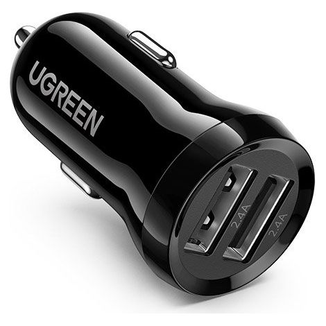 Autoladegerät 2x USB 24W 4.8A schwarz (1/5)