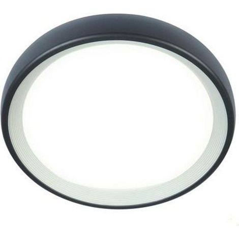 Plafoniera Esterno Moderna Loft Alluminio E Termoplastica Grigio Led 18W 4000K (1/5)
