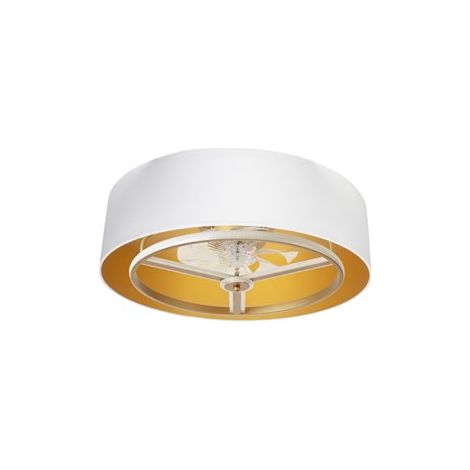 FABRILAMP Ventilator Dc Anuska 60w Weiß/Gold 70d 8 Flügel 6 Geschwindigkeiten 5100lm 3 Farben Fernbedienung, Speicher, Dimmer, Zeitschaltuhr (1/3)