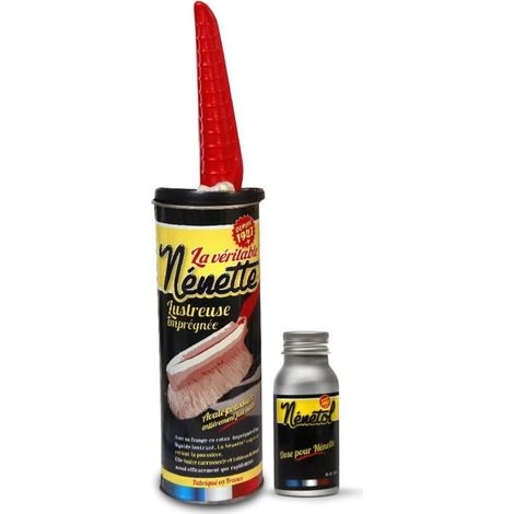 Lustreuse en coton impregnee pour carroserie + recharge 50ml nenette® (1/4)
