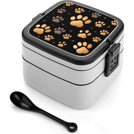 Boîte à bento empilable pour adultes, étanche, avec fermeture (1/5)