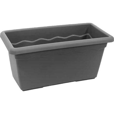 VASO FIORIERA ANTRACITE CM 80X39x34H 106LT