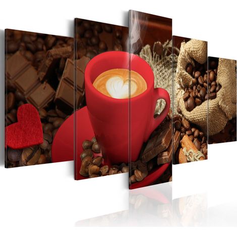 Quadro - Love espresso - 100x50 (1/4)