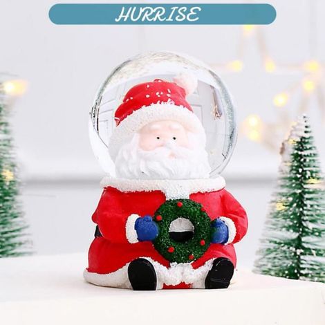 Sonew Boule à neige de Noël (Petit Vieillard)Noël De Globe De Neige À Changement De Couleur linge decoration Petit vieil homme (1/5)