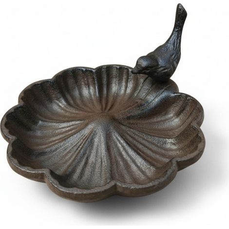 Mangeoire oiseaux fonte 12x18x16cm (1/5)