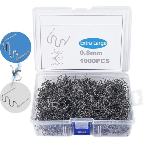1000 pièces de clous de soudure en plastique pour réparation de pare-chocs de voiture, clous de réparation, fil de soudure, clous de plantation (1/5)