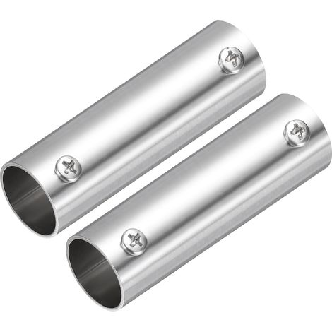 Raccord De Tube Droit 2 Voies, Pour Tubes OD 22mm, Connecteur Structurel En Acier Inoxydable, Attache Pour Clôture À Chaînes, Pour Barrières Et Main Courantes DIY, Longueur 80mm (1/5)