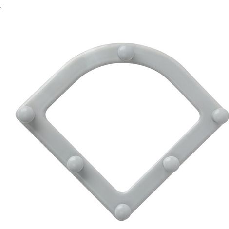 Ensemble de sac poubelle triangulaire anti-obstruction jetable pour évier de cuisine, 1 pièce (gris) (1/5)