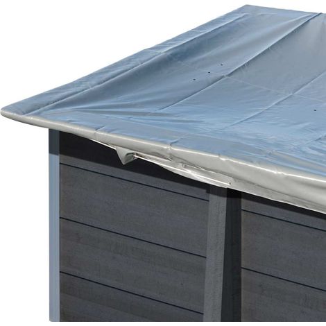 Winterabdeckungen für WPC Gre Pools Rechteckig 326x186 cm CIKPCOR2814