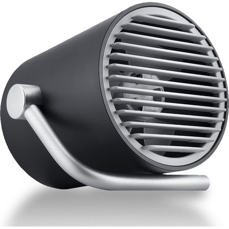 Ventilateur USB De Bureau - 2 Pales Turbo - Technologie Cyclonique Silencieuse - Pour Bureau Maison Extérieur Voyage - 1 Pièce (1/5)