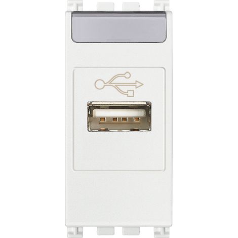 VIMAR - 19345.B Weiße USB-Buchse