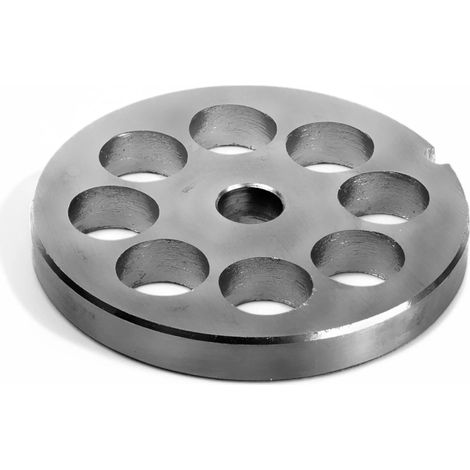 Trespade piastra per tritacarne n° 12 foro 14, acciaio inox auto affilanti qualità professionale