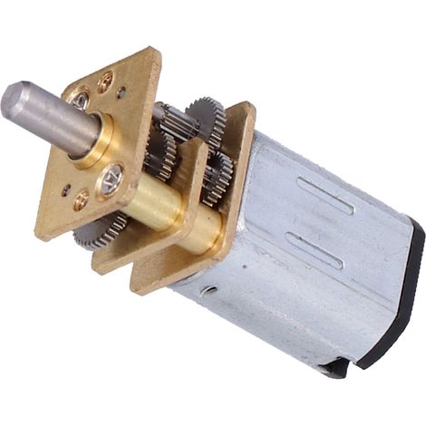Elektrischer Mini-Metallgetriebemotor mit Getriebegehäuse, Drehzahlreduzierung 60 U/min, 6 V Gleichstrom, für Roboterspielzeug (1/5)