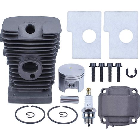 Kit de cylindre 38 mm Piston Montage de plateau Vis Filtre à air Compatible STIHL MS180 018 Scie à chaîne à essence Pièces de rechange (1/5)