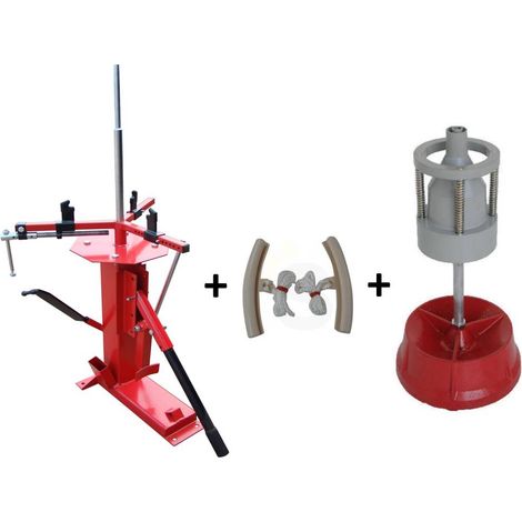 Démonte Pneu manuel Auto Moto jusqu'à 21'' + Equilibreuse de Roue manuelle portable + 2 Protèges Jante (1/6)