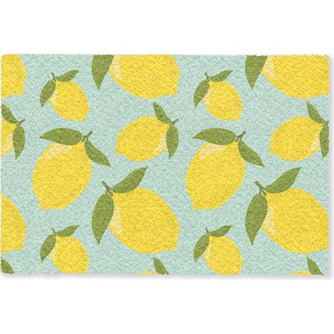 ZERBINO Motivo dei limoni - Giallo - Blu - Motivo - Frutta 60x40 cm (1/5)