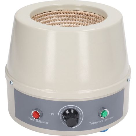 Manchon chauffant de laboratoire 500 ml, professionnel, électrique, à température constante, prise UE 220 V (1/5)