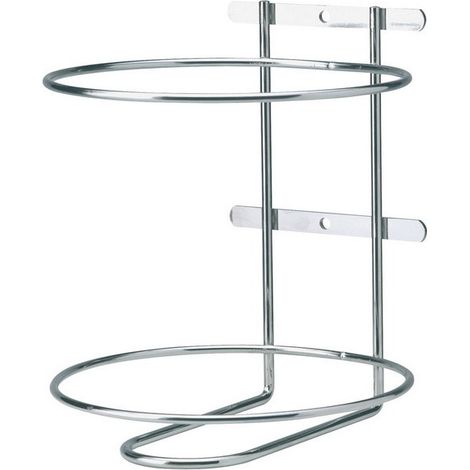 Gel limpiador para los manos, Modelo : Soporte mural para reserva ronda de 3 l de acero cromado