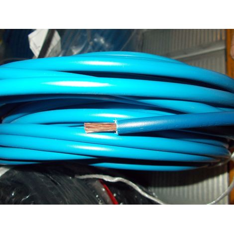 Cavi al metro cavo unipolare cordina fs17 blu sezione 1x10mmq n07v-k1x10bl fs17-1x10bl