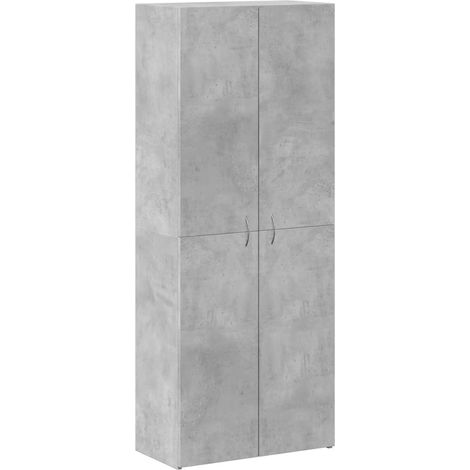 Maison Exclusive - Armario archivador madera ingeniería gris horm