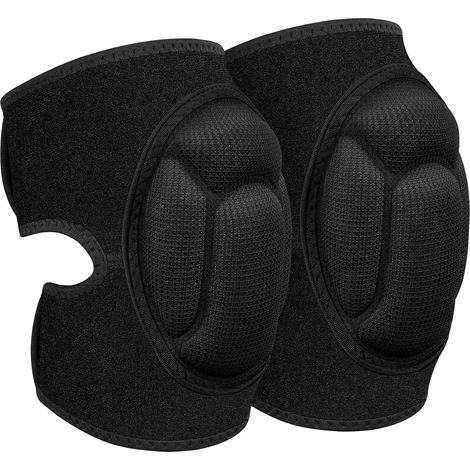 1 Paire Genouillères de Protection, Genouillère Travail Avec 20MM Mousse Coussin, Évitement de Collision genou, Genouillère pour Jogging Jardinage Travaux Carreleur Construction Nettoyag (1/5)