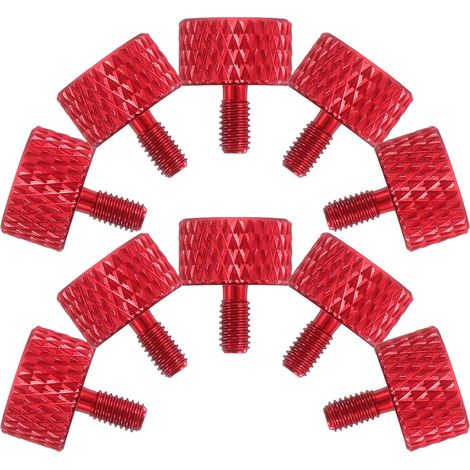 Vis Moletée en Alliage D'aluminium M36 30pcs pour Boîtier D'ordinateur Compatibilité Polyvalente et Design de Précision pour Bricolage Professionnel (1/5)