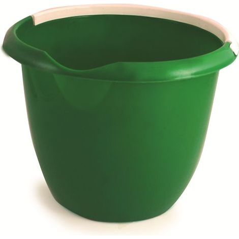 Seau en Plastique Vert avec poignée, 10L ( Prix pour 1 )