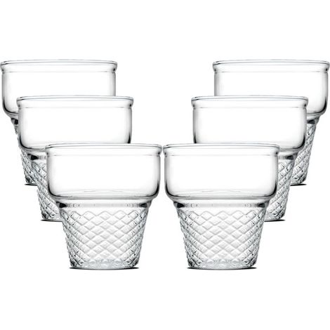 Coupes à glace - JUANIO - Lot de 12 - Verre - 24 cl - Transparent (1/3)