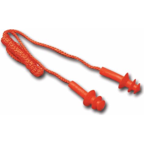 Tapones reutilizables SNR 24,5dB de caucho natural Track Fit (100 pares) (1/2)