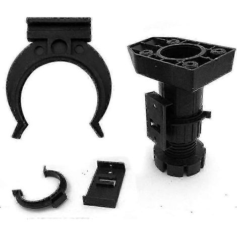 Lot de 20 clips de fixation pour plinthes de cuisine avec vis, pour plinthes de 30 à 31 mm, accessoires de fixation pour bases de meubles.