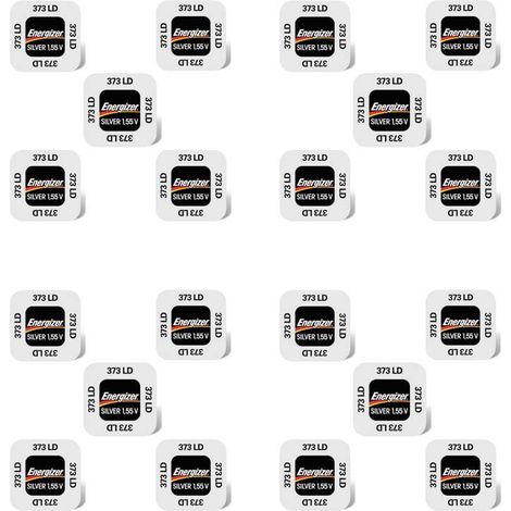 .20 piles Energizer 373LD.