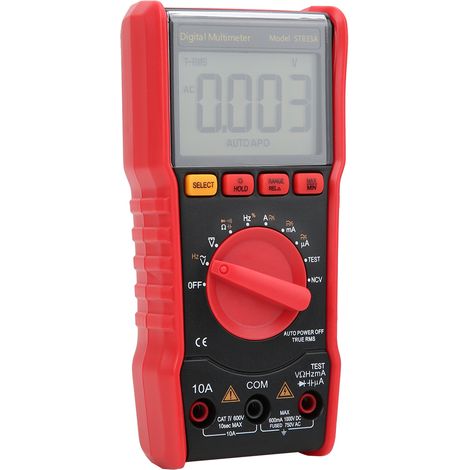 Testeur multimètre automatique numérique SMART SENSOR ST833A avec écran LCD, compatible NCV. (1/5)