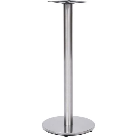 Bistrotisch-Gestell Silbern Ø45x107 cm Edelstahl