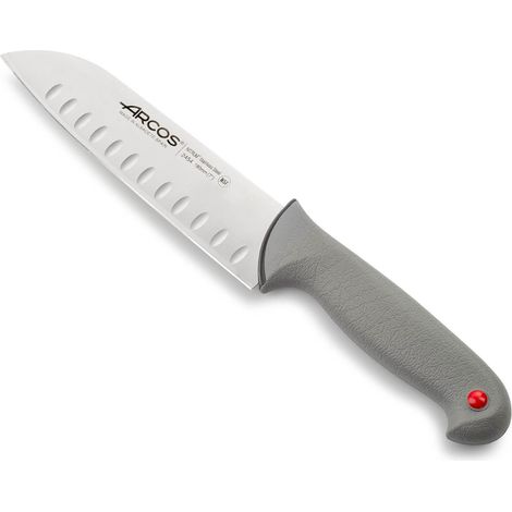 Santokumesser Arcos Farbe - Prof  245400 mit Nitrumtaschen aus Edelstahl und ergonomischem Polypropylen mango und 18 cm Klinge, Vitrine (1/5)