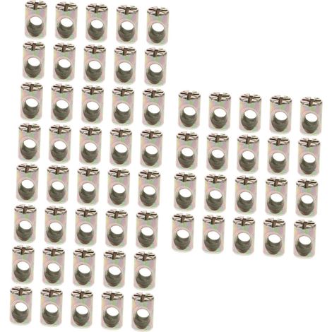 60 écrous pour meubles, accessoire de montage pratique lits (1/5)