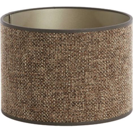 Light & Living - lampenschirm - Saverna - braun - textil - Ø 20cm (1/4)