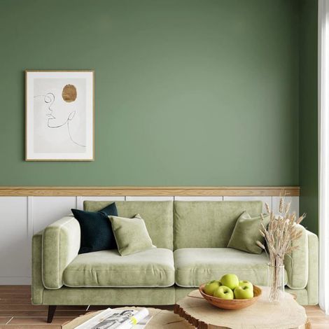 Papier peint autocollant vert sauge vintage, idéal pour décorer les meubles, le salon et la cuisine. Lavable. 40 cm x 300 cm (1/4)