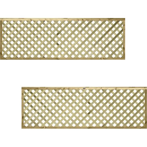 Premier 6ft x 2ft URBAN Capped Diamond Trellis Panel