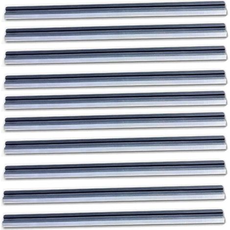 Lames de raboteuse de 3-1/4 pouces, paquet de 10 lames de raboteuse de 82 mm de remplacement pour Bosch, Makita, DeWalt, Wen 6530, Ryobi, Craftsman et autres raboteuses portables (HSS) (1/2)