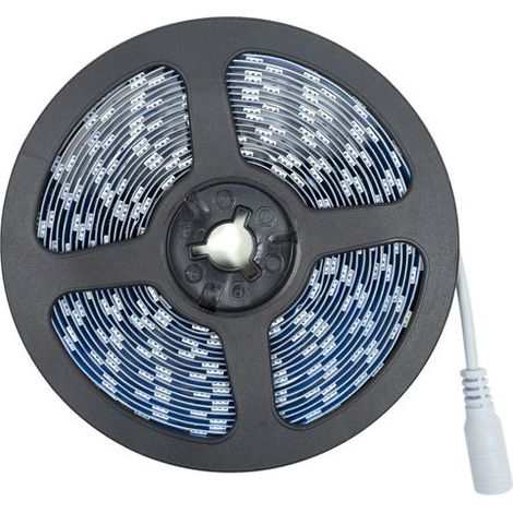 Bandeau LED - PNI - PNI-RGB5050-S - 5 m - RGB (blanc froid) - Dimmable avec télécommande (1/3)
