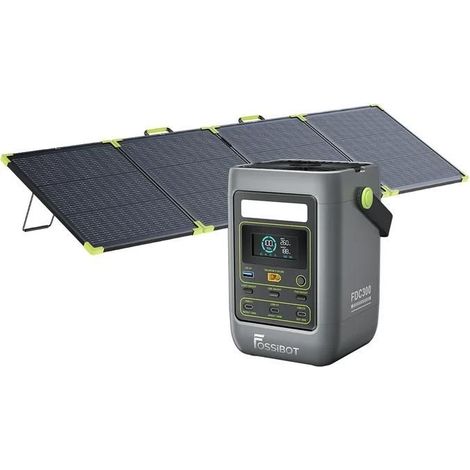 Generatore Elettrico-FOSSIBOT FDC300-288Wh-300W-230V-LiFePO4-Centrale Elettrica - Garanzia di 3 anni con Pannelli Solari SP200PRO (1/5)