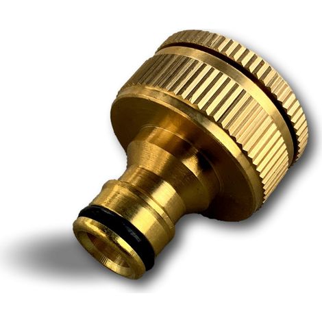 Adaptateur double Version femelle Tétine en laiton avec un joint torique - Quantité x 1 - 3/4' (19 mm) & 1' (25 mm) (1/5)