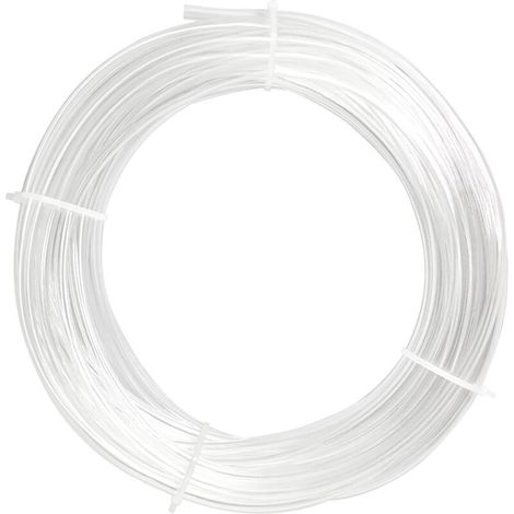 Tubo pneumatico in poliuretano (PU) – 10 m, Ø esterno 10 mm / Ø interno 6,5 mm, senza raccordi, elevata flessibilità e resistenza